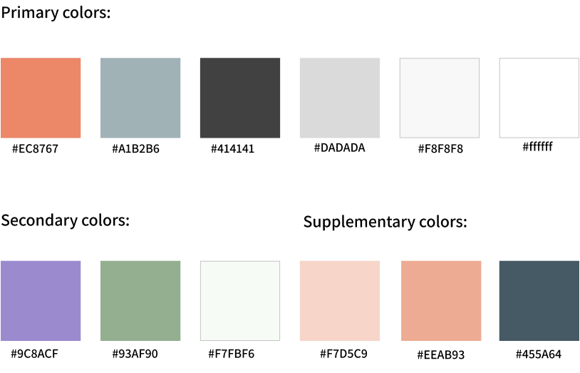 style guide colors