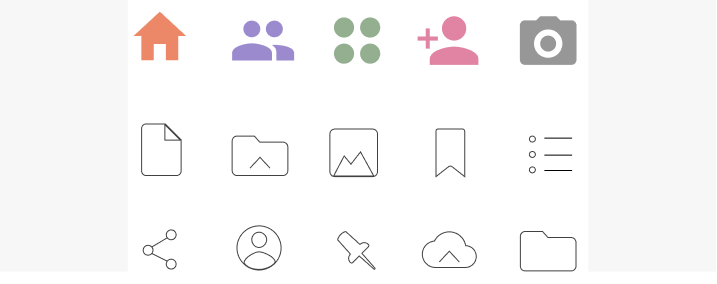 style guide icons