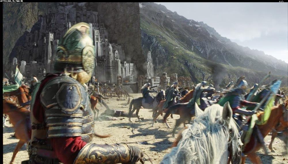 Minas Tirith battle sequence