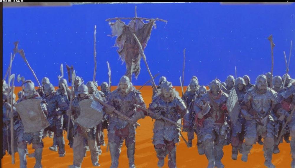 Orc Army — bluescreen and miniature composite