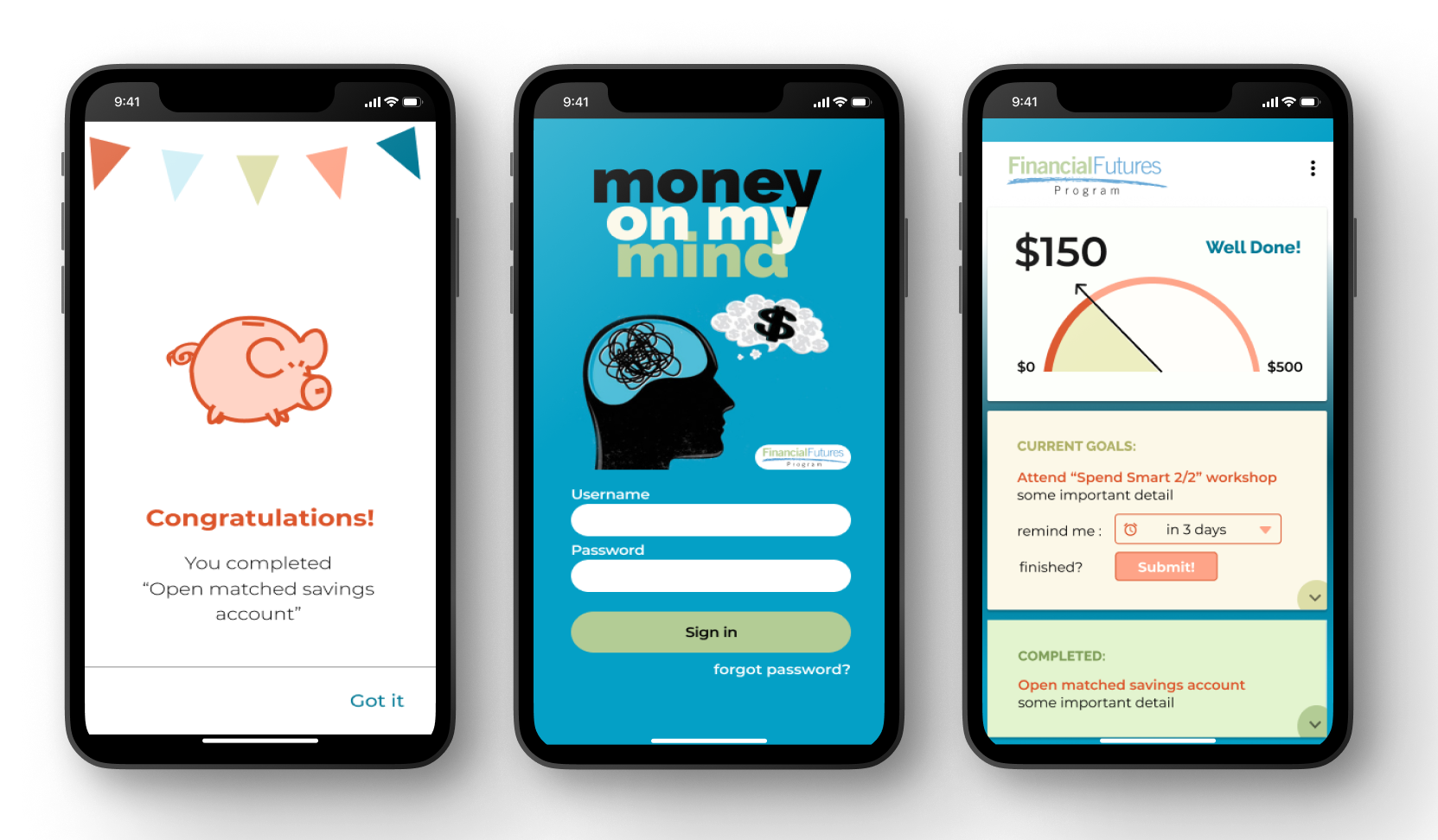 Money on My Mind — mobile app