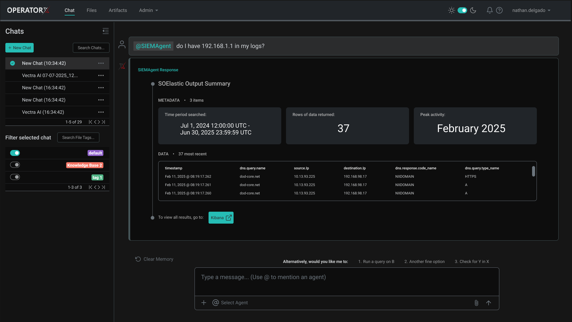 Operator X — product screen 3